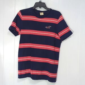 ❤️5/$25 Hollister Men Stripe Tee T Shirt